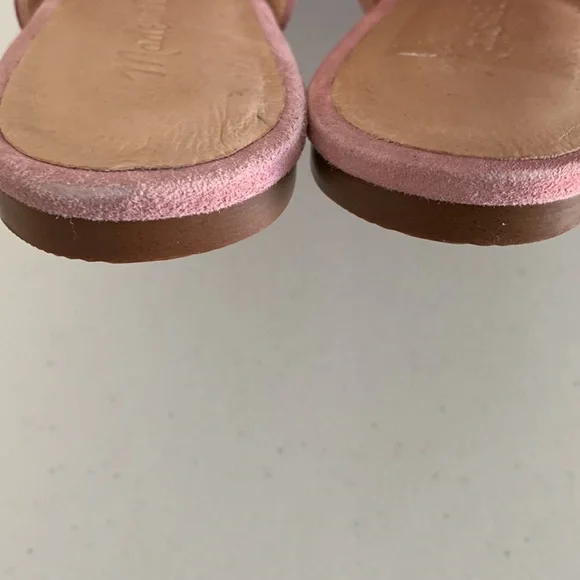 Madewell Remi Slip On Suede Mule Pink Size 6.5 - Picture 6 of 9